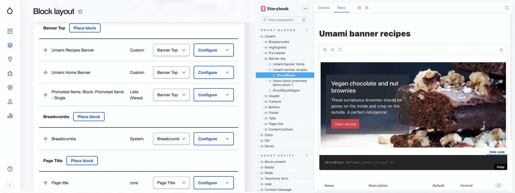 DruxtBlocks Storybook integration